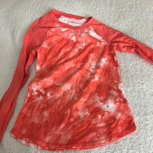 Pink tie dye long sleeve